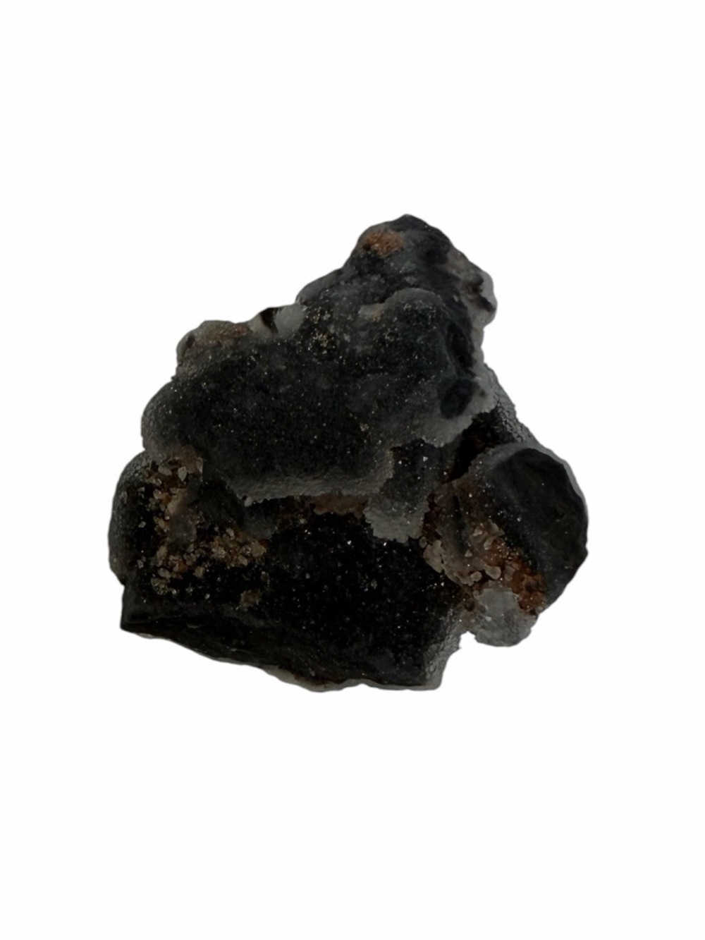 Raw Black Sphalerite (AKA: Black Chalcedony) ~3” x ~3” Irregular Shaped